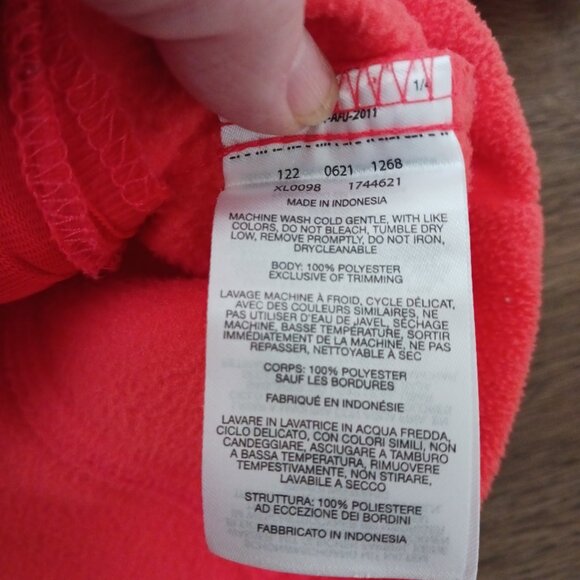 Columbia Women’s Large Coral Fleece Jacket Zip Front Full Zip Cozy Comfy - Picture 4 of 5